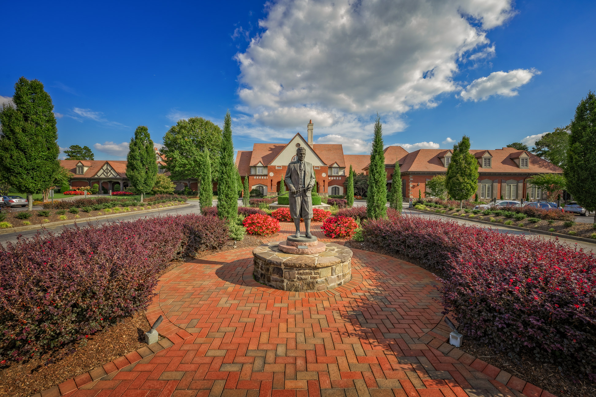 Photograph of the Atlanta Athletic Club Clubhouse Front Entryway located in John's Creek, Georgia