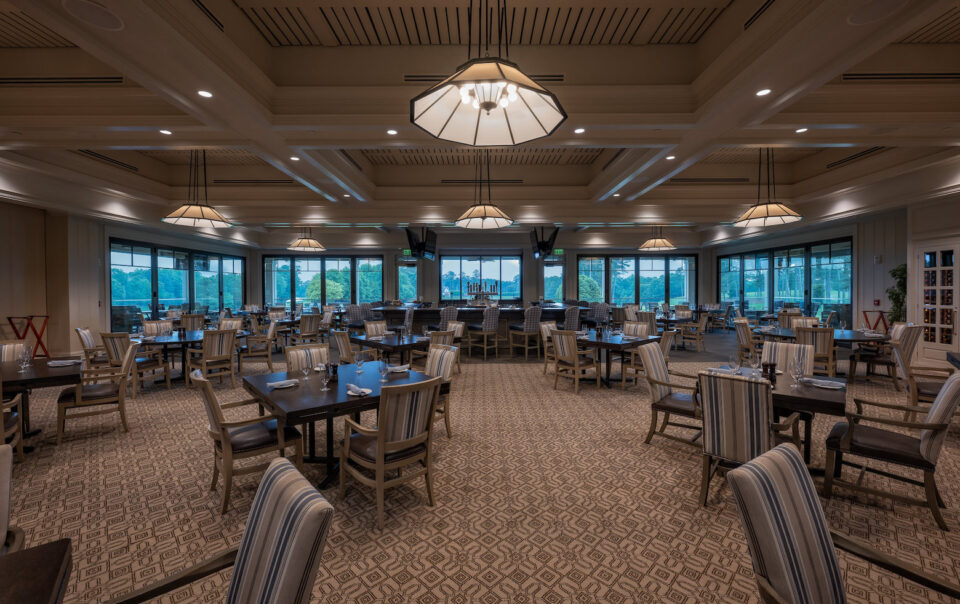 Interior of the Cherokee-Country Club Bar and Dining Room
