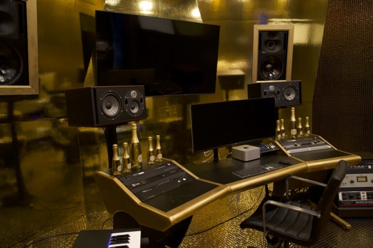 Sovereign Studio Interior and Mixer Board