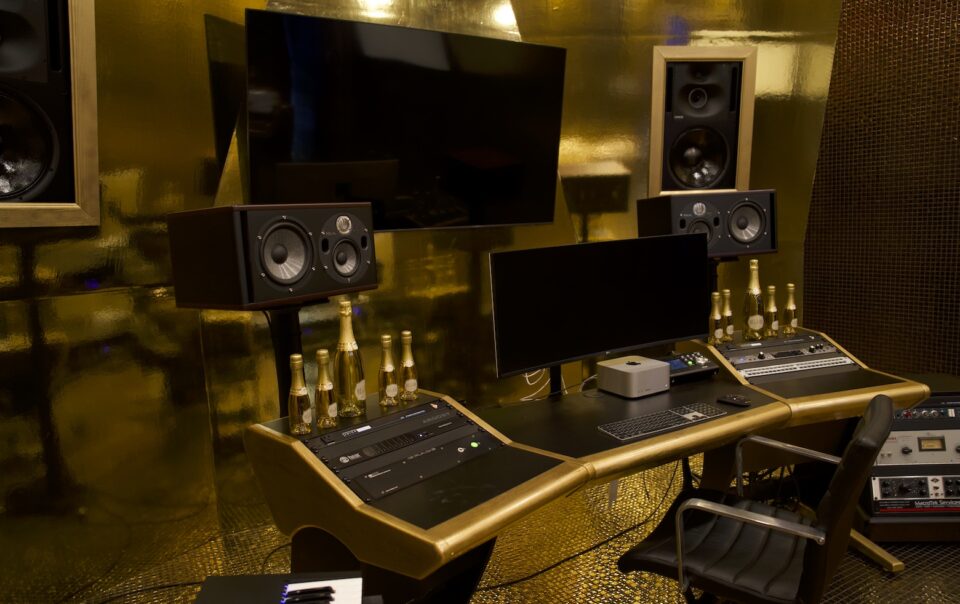 Sovereign Studio Interior and Mixer Board